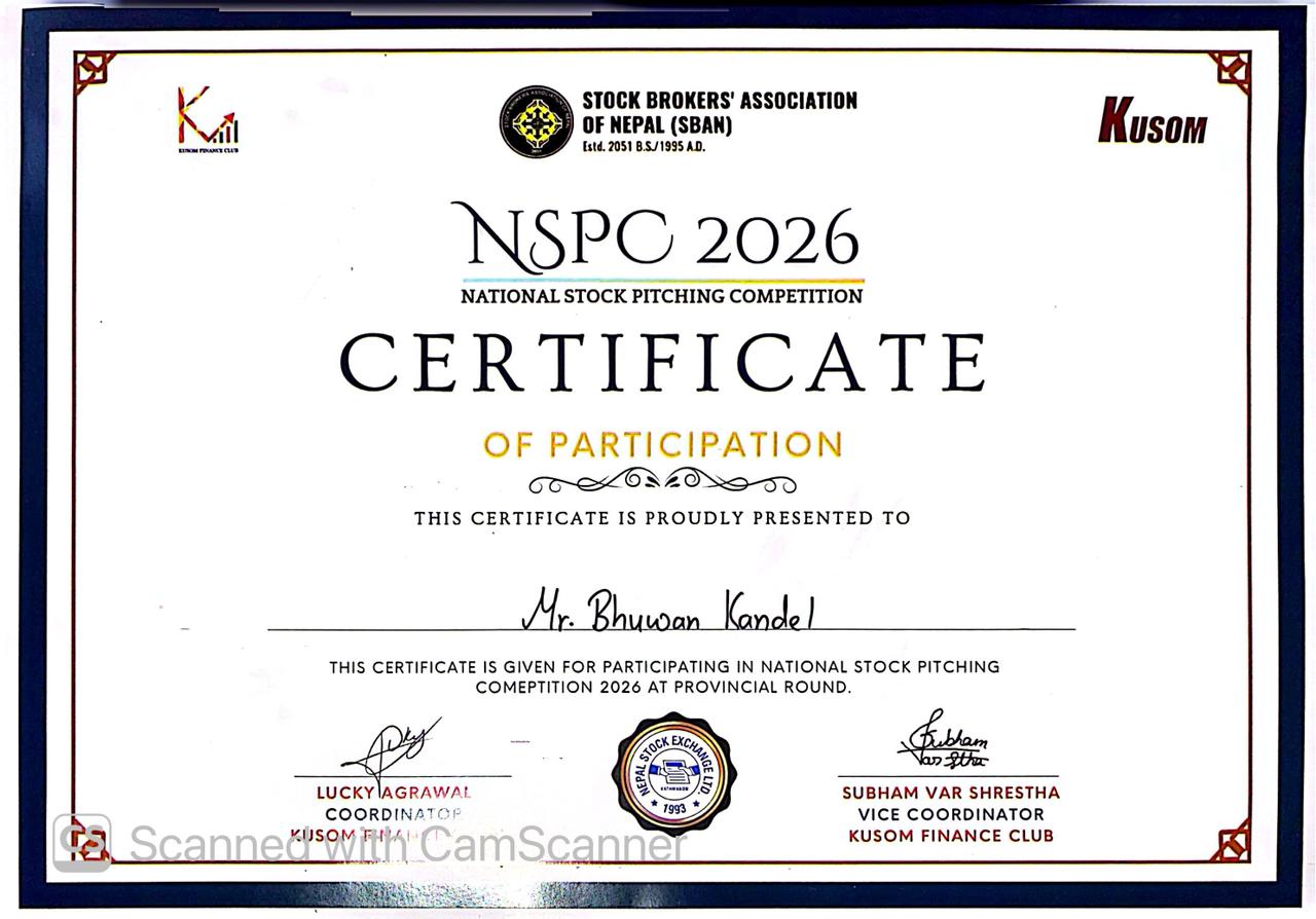 NSPC 2026 stock pitching certificate